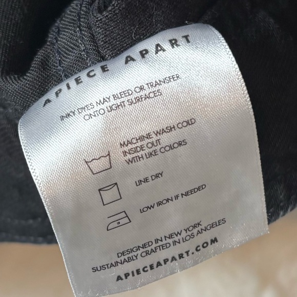 Apiece Apart meridian high rise tapered jeans in Austin wash - 31 - Picture 6 of 7